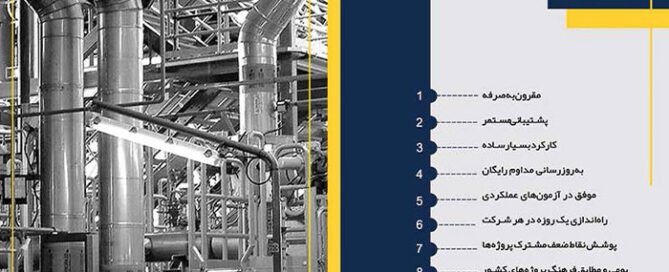 بخش پروژه ها در نرم افزار پروجکت ویو